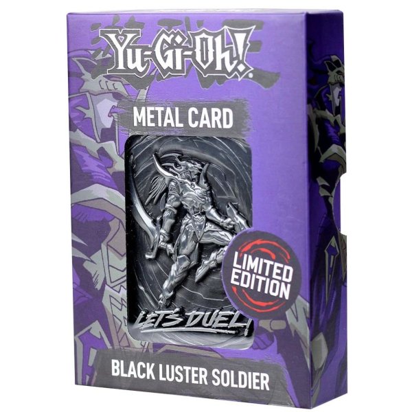 Yu-Gi-Oh FANATIK Black Luster Soldier Metal Card Limited Edition Collectible