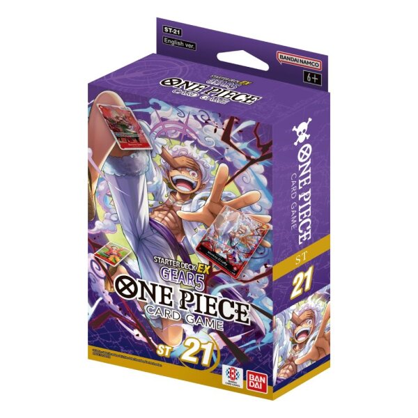 One Piece Card Game Starter Deck EX ST-21 mit Luffy in...
