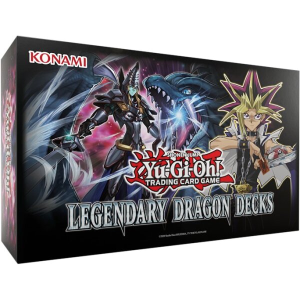 Vorderseite der Yu-Gi-Oh! Legendary Dragon Decks Box mit...
