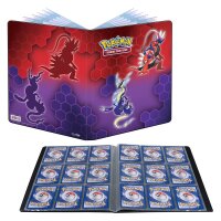 Pokémon-Sammelordner geöffnet mit eingelegten...