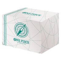 Weiße Aufbewahrungsbox für das One Piece Card...