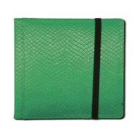 Dragon Hide 12 Pocket (2x4) Binder Green