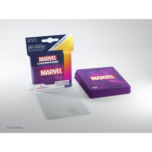 Gamegenic - Marvel Champions Art Sleeves - Marvel Purple (50 + 1)