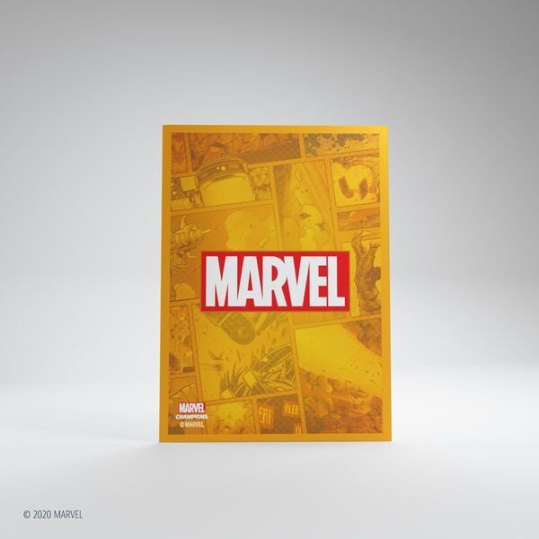 Gamegenic Motivhüllen - Standardgröße (50+1) - Marvel Champions Art Orange