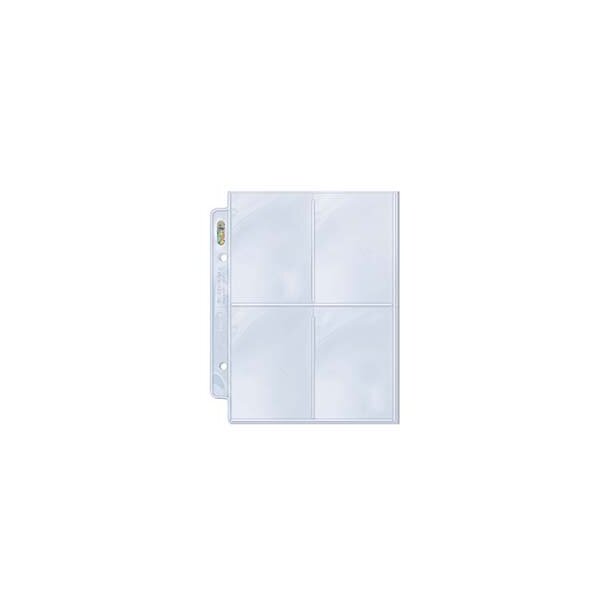 4-Pocket Platinum Page for Mini 2-Ring Albums