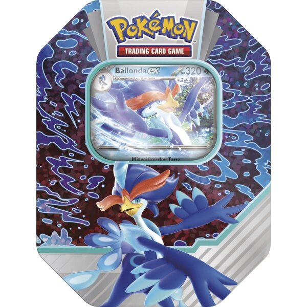 Pokémon Tin-Box mit Bailonda-ex auf dem Cover in...