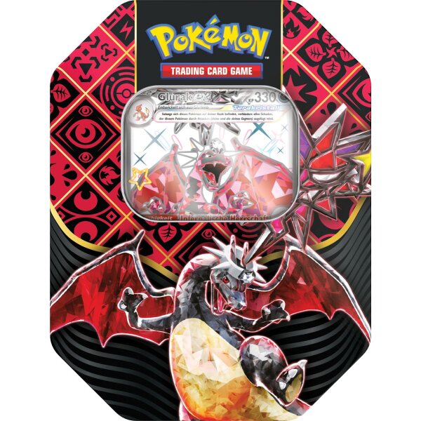Pokémon Tin-Box mit Glurak-ex in...