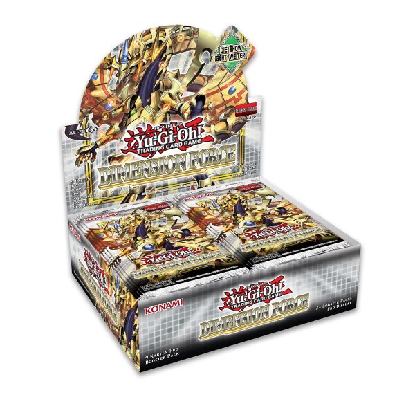 Display-Box des Yu-Gi-Oh! Sets „Dimension...