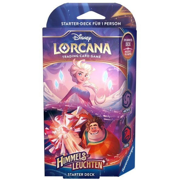 Lorcana Himmelsleuchten - Starter Deck Amethyst & Rubin  -