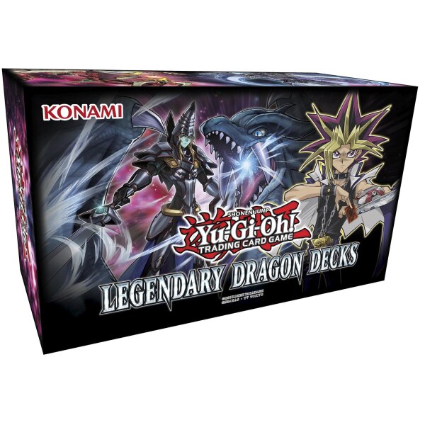 Deutsche Yu-Gi-Oh! Legendary Dragon Decks Box mit Dunklem...