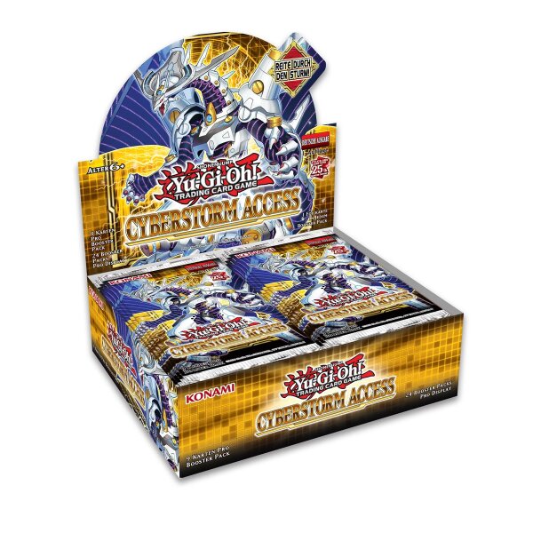 Deutsches Yu-Gi-Oh! Display „Cyberstorm...
