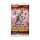 Yu-Gi-Oh! Ancient Guardians Boosterpack auf Deutsch, mit einer eleganten Magierin und mystischen Tierwesen vor rotem Hintergrund.