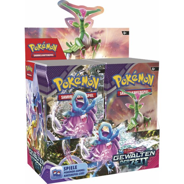 Pokémon Karmesin & Purpur 5 - Gewalten der Zeit - Display (36 Booster)