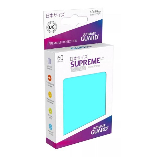 Ultimate Guard Supreme UX Sleeves in Aquamarin für...