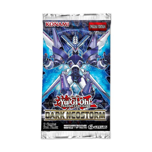 Yu-Gi-Oh! Dark Neostorm Booster Pack auf Englisch, zeigt...