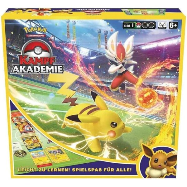 Verpackung der Pokémon Kampfakademie 2022 mit...