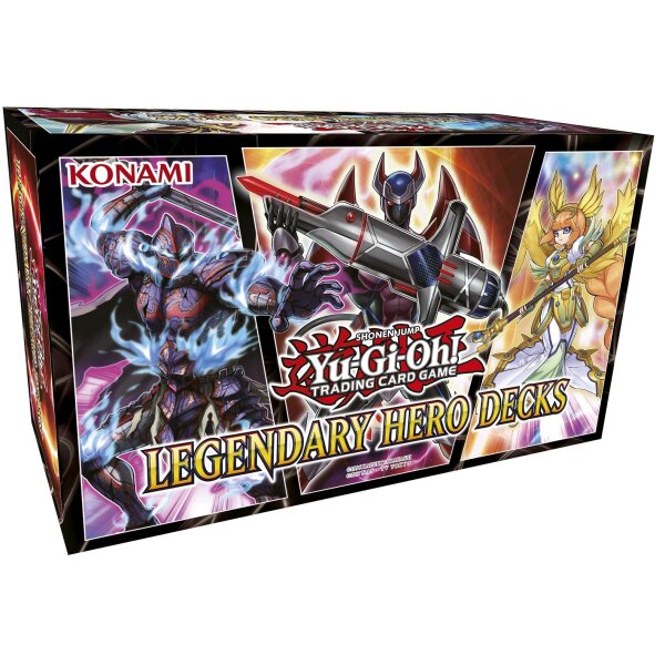 Englische Yu-Gi-Oh! Legendary Hero Decks Box mit...