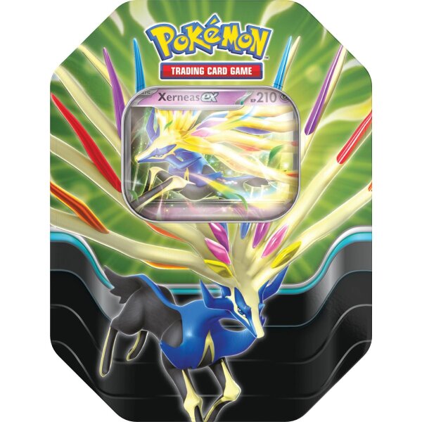 Pokémon Tin-Box mit Xerneas-ex als Promokarte und...
