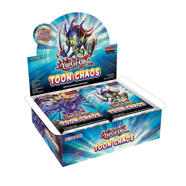 Yu-Gi-Oh! Toon Chaos Display auf Deutsch mit leuchtend...