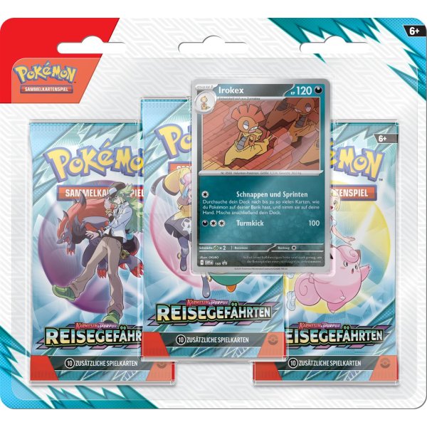 Pokémon Karmesin & Purpur 9 - Reisegefährten - Yanmega 3-Pack-Blister