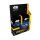 Display der „Star Wars Unlimited – Jump to Lightspeed Carbonite Edition“ mit mehreren Boosterpacks in schwarz-gelbem Design.