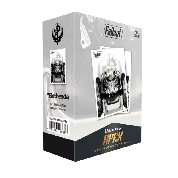 Brotherhood of Steel 105ct Apex Deck Protector Sleeves...