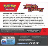 R&uuml;ckseite der Verpackung mit Text zur Handlung und thematischen Ausrichtung der Erweiterung &bdquo;Ewige Rivalen&ldquo;, inklusive Marken- und Lizenzhinweisen.