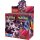 Seitliche Perspektive des Displays mit den Boosterpacks von „Karmesin & Purpur – Ewige Rivalen“, gezeigt werden unter anderem Ho-Oh und Knakrack.