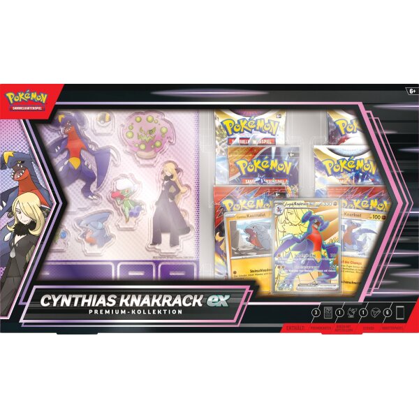 Verpackung der Pokémon Cynthias Knakrack-ex...