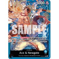 Leader-Karte „Ace & Newgate“ mit Feuer-...