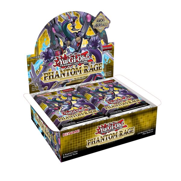 Yu-Gi-Oh! Phantom Rage Display (deutsch) mit 24 Boostern,...