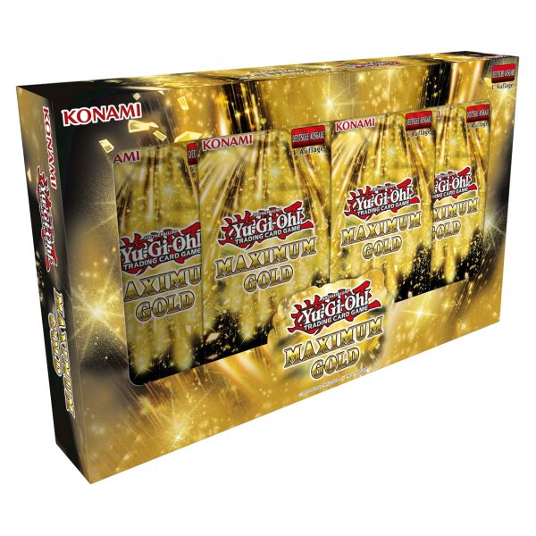Deutsche Yu-Gi-Oh! Maximum Gold Box mit fünf...