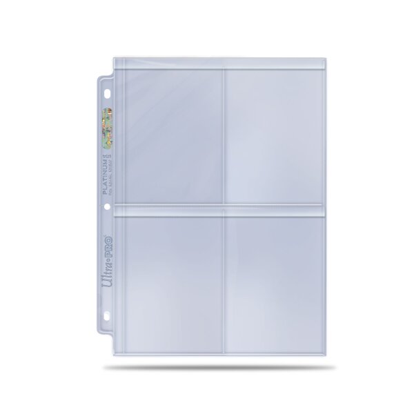 4Pocket Secure Platinum Page for Toploaders