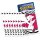Karmesin & Purpur 10.5 Weisse Flammen Top-Trainer-Box