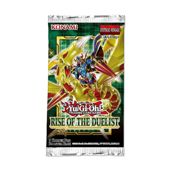 Deutsches Boosterpack von Yu-Gi-Oh! Rise of the Duelist,...