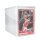 Seitliche Ansicht der Ultra Pro Card Preserver Box mit sichtbarer Beispielkarte eines Basketballspielers im Inneren, um die Nutzung zu zeigen.