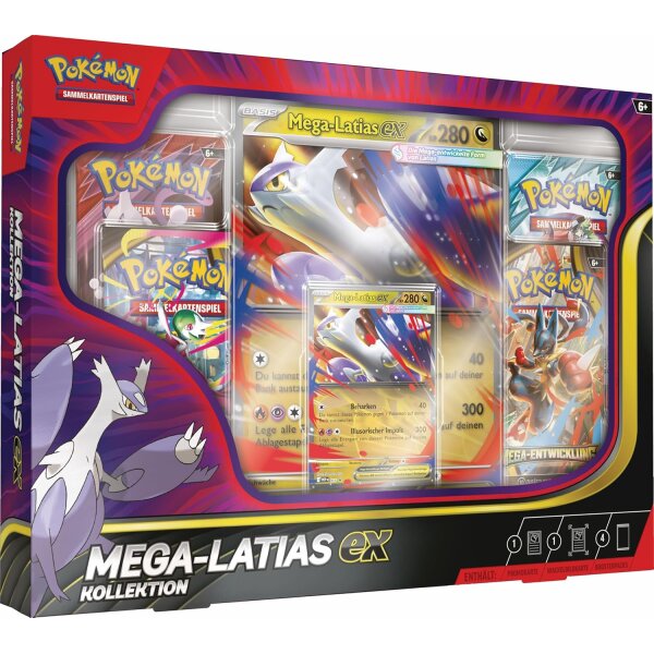 Pokémon Mega-Latias ex Kollektion mit Jumbo-Karte,...