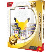 Pok&eacute;mon 30 Jahre Ordner-Kollektion auf Deutsch in schr&auml;ger Seitenansicht