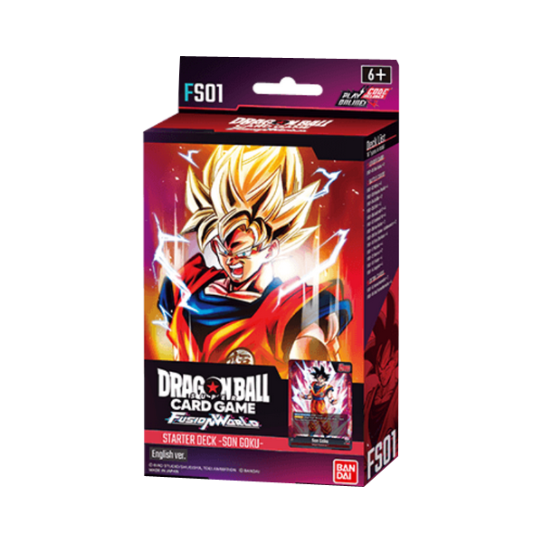 Englisches Dragon Ball Fusion World Starter Deck FS01 mit...