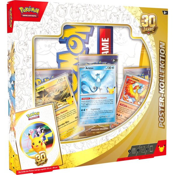 Pokémon 30 Jahre Poster-Kollektion auf Deutsch in...