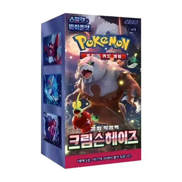 Pokémon Crimson Haze SV5A Booster Display mit 30...