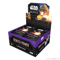 Seitenansicht des Secrets of Power Displays mit Star...