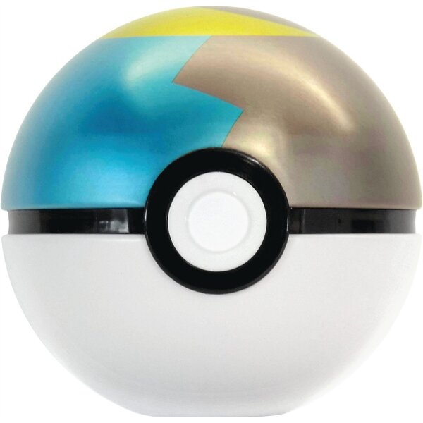 Pokémon TCG Mondball Tin mit blau-goldenem Design...