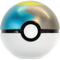 Pokémon TCG Mondball Tin mit blau-goldenem Design...