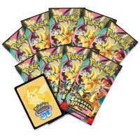 Neun Boosterpacks &bdquo;Mega-Entwicklung: Erhabene Helden&ldquo; mit Zekrom-Codekarte f&uuml;r Pok&eacute;mon-TCG-Live.