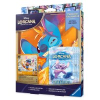 Schrägansicht des Disney Lorcana Stich...