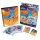 Inhalt des Disney Lorcana Stitch Starterset – Sammelalbum, Booster Packs Winterzauber, Stitch Promokarte.