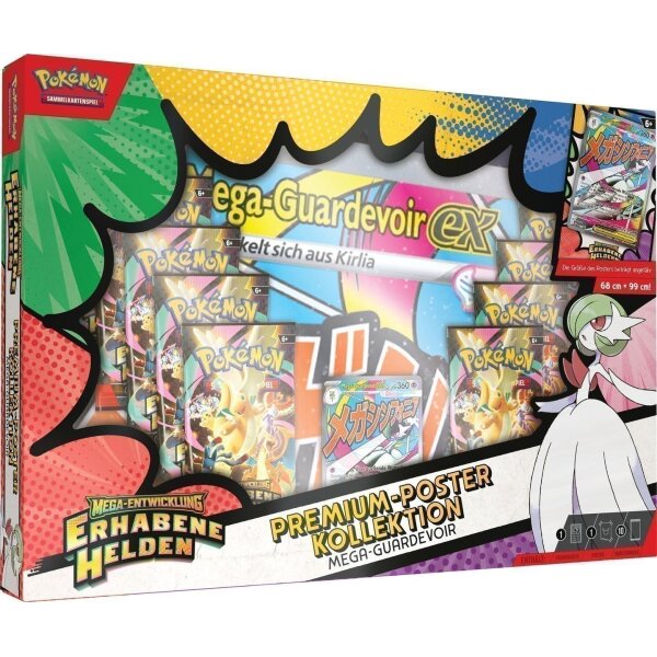 Vorderseite der Pokémon Premium-Poster-Kollektion...