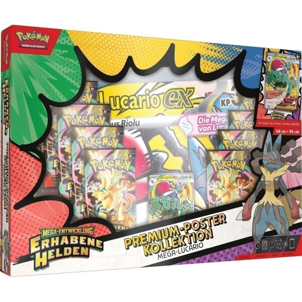 Vorderseite der Pokémon Premium-Poster-Kollektion...