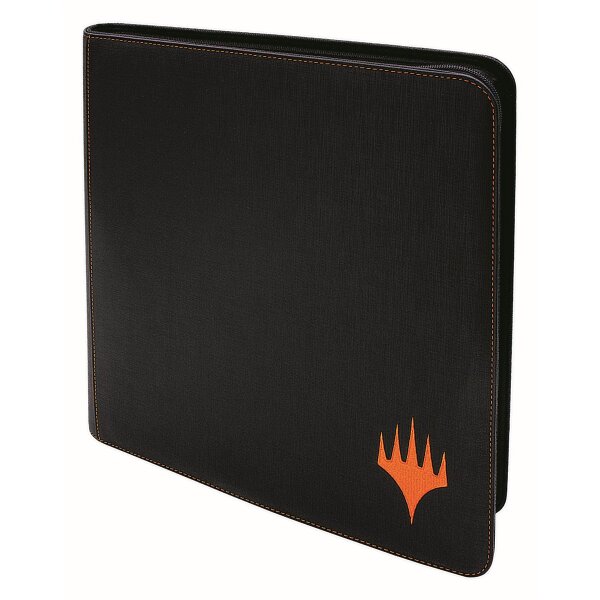 Schwarze Magic: The Gathering Kartenmappe mit orangem...